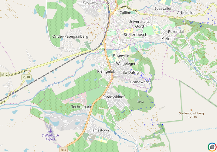 Map location of Kleingeluk